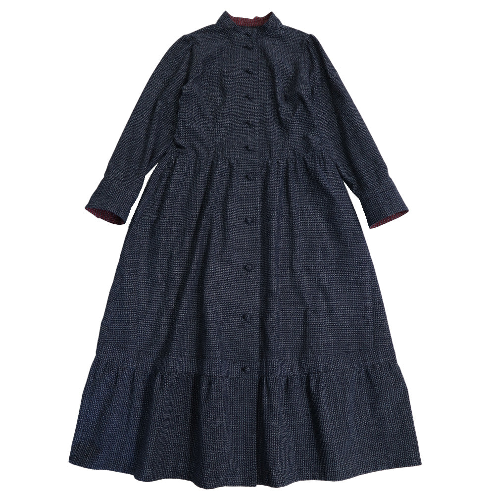 【予約商品】儀右ヱ門 久留米絣 ワンピース タ229 日本製【2026aw】
