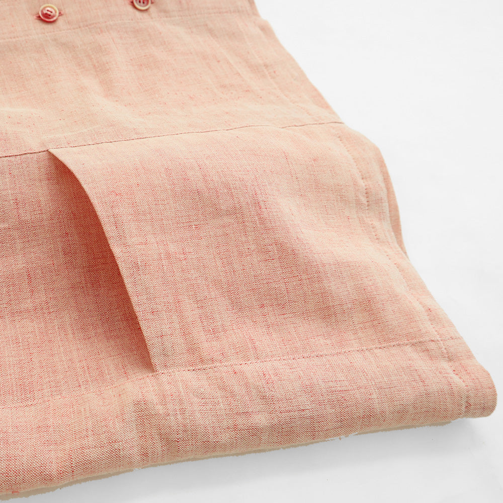 儀右ヱ門 ギエモン ぎえもん 久留米絣 ドルマンスリーブ 七分袖ブラウス タ536 日本製【2025ss】