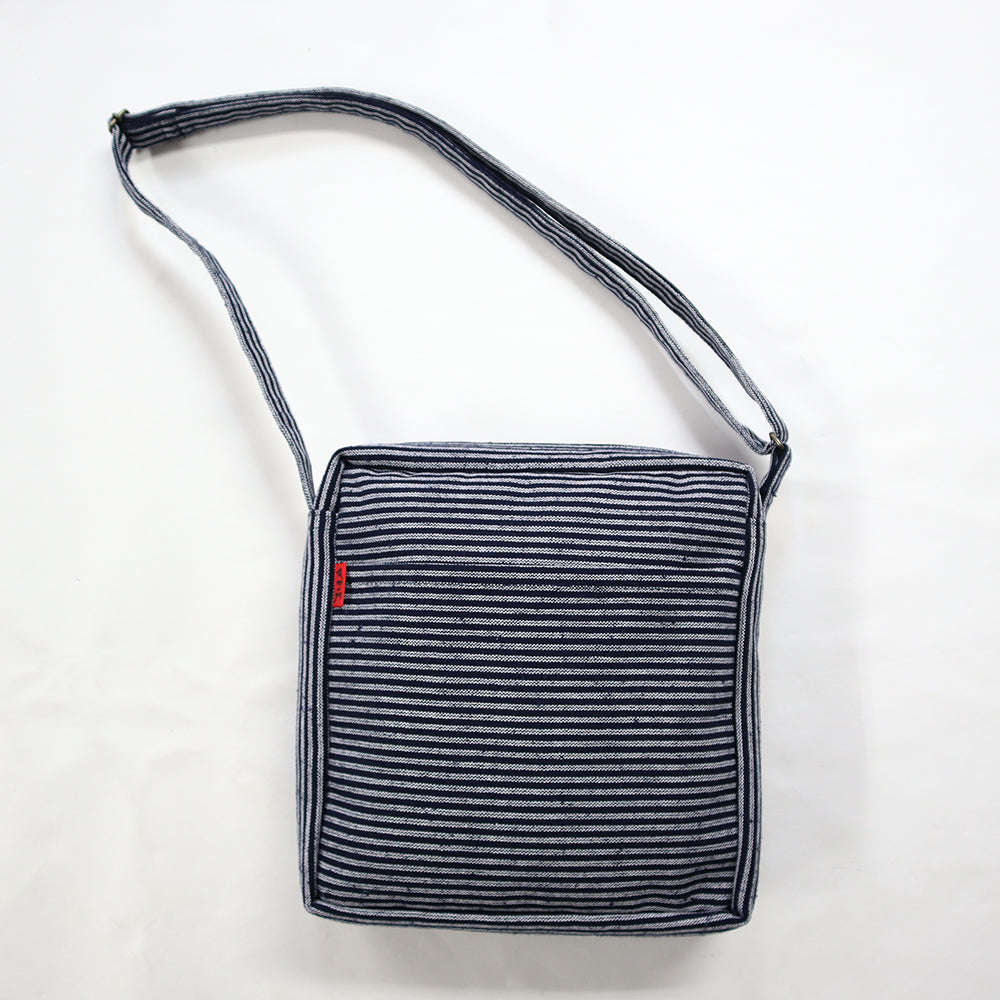 【予約商品】儀右ヱ門 久留米絣 ショルダー 地層 日本製【2026ss】