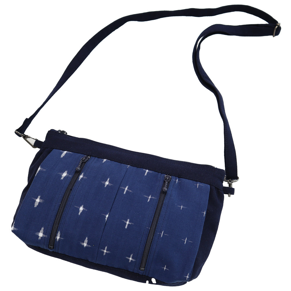 儀右ヱ門 ギエモン ぎえもん 久留米絣 ショルダー キー&ティッシュ 日本製【2025aw】