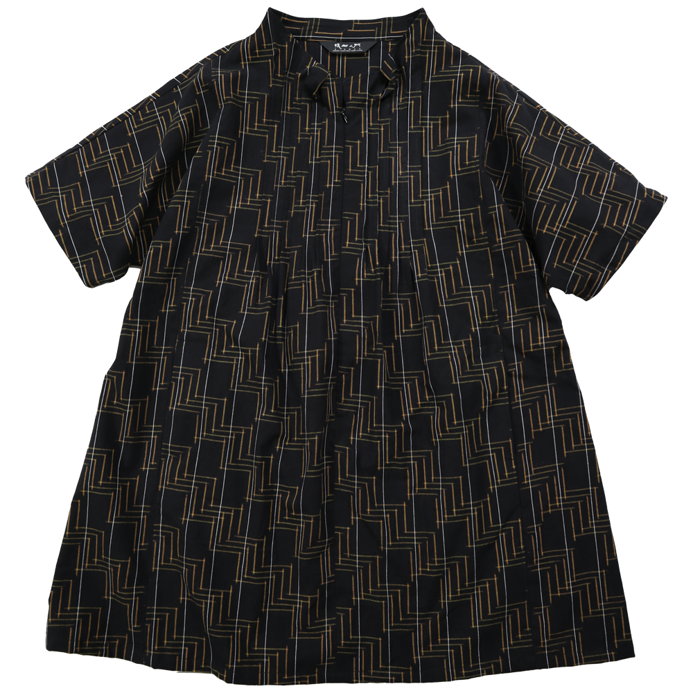 【予約商品】儀右ヱ門 ギエモン ぎえもん 久留米絣 ブラウス セ559 日本製【2025aw】