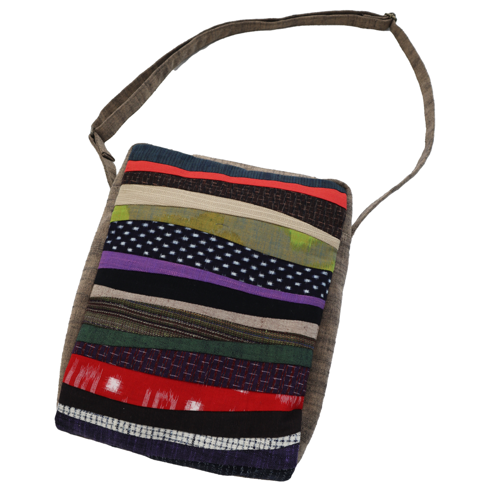 儀右ヱ門 ギエモン ぎえもん 久留米絣 ポシェット 砂丘 日本製【2025aw】