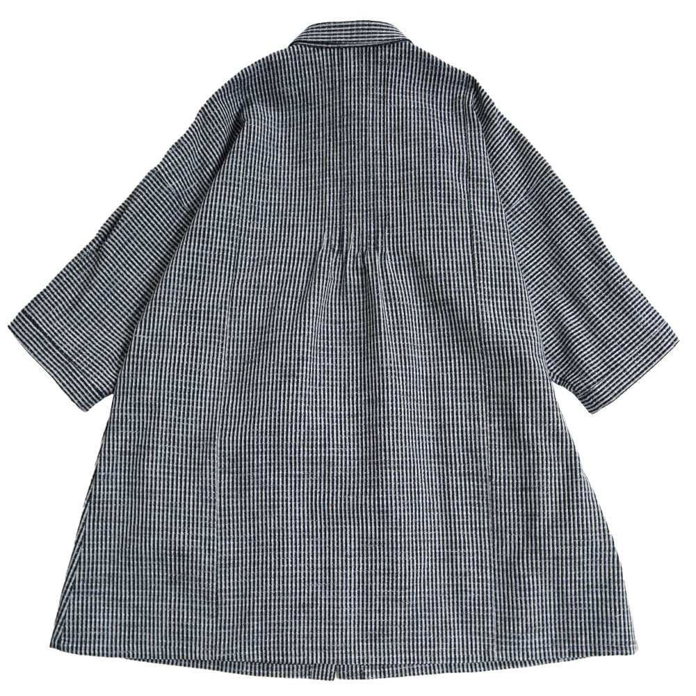 儀右ヱ門 ぎえもん 久留米絣 ブラウス ドルマンスリーブ シ528  日本製 母の日