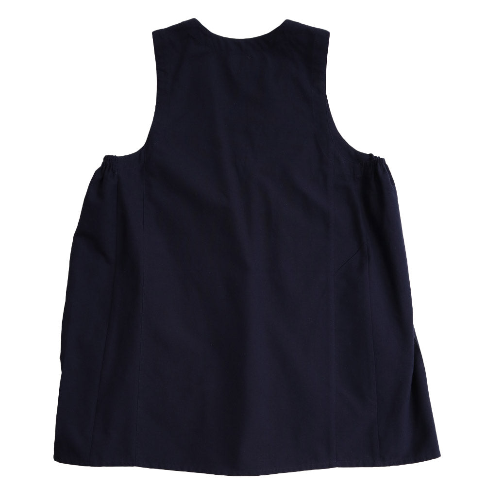 儀右ヱ門 ギエモン ぎえもん 久留米絣 ベスト Y6013 日本製【2025ss】