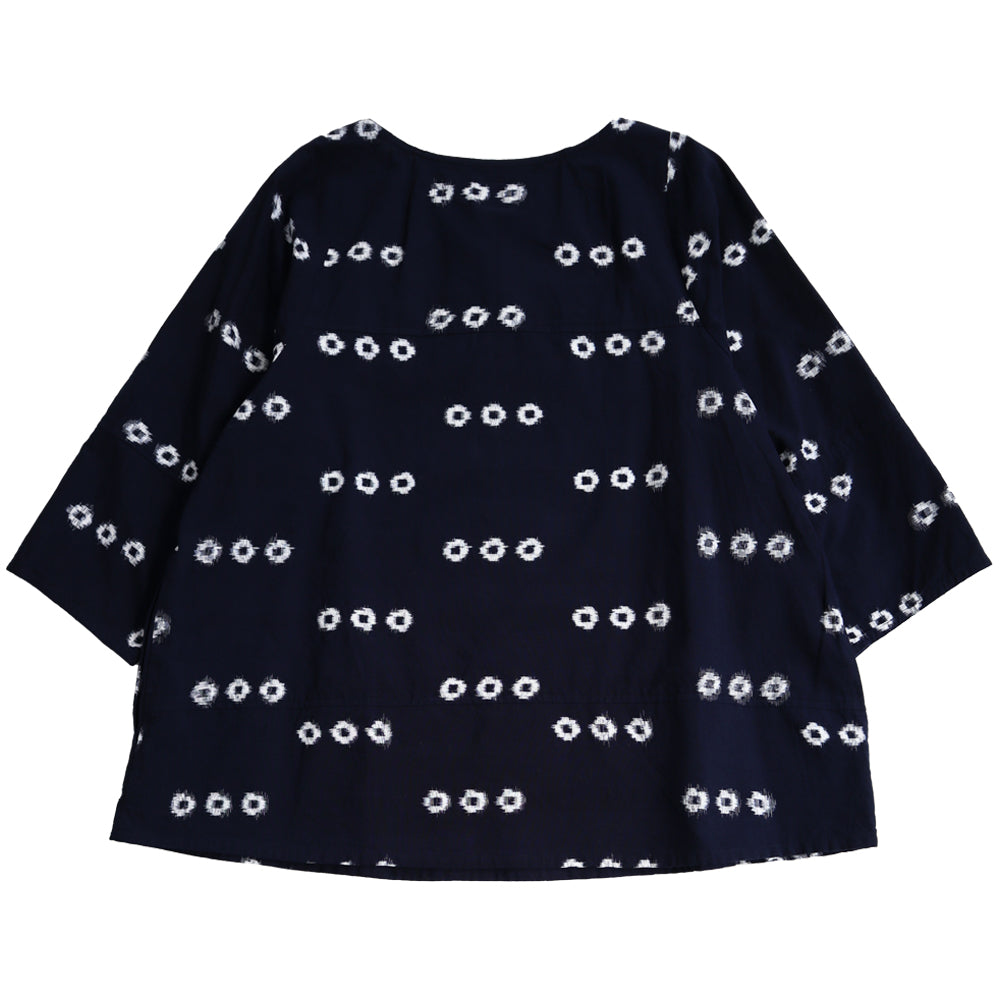 儀右ヱ門 ぎえもん 久留米絣 ブラウス  ソ582  日本製 母の日