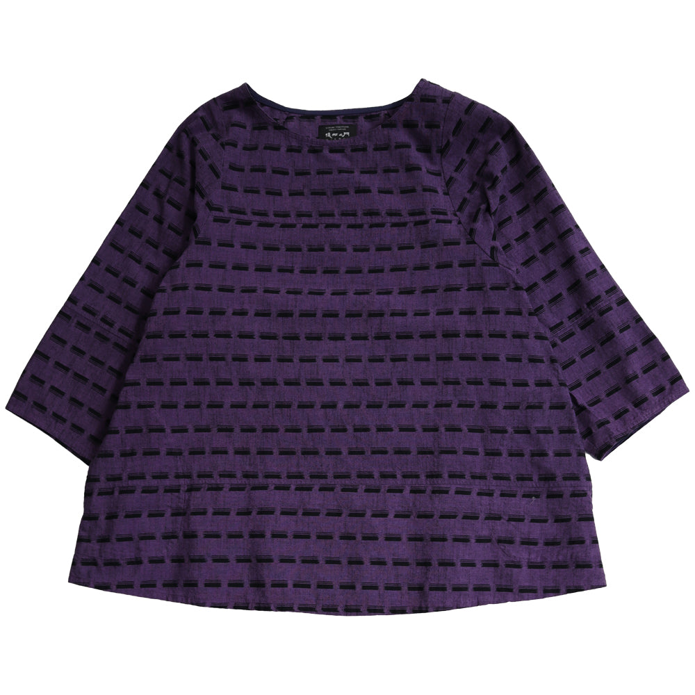 儀右ヱ門 ぎえもん 久留米絣 ブラウス  ソ582  日本製 母の日