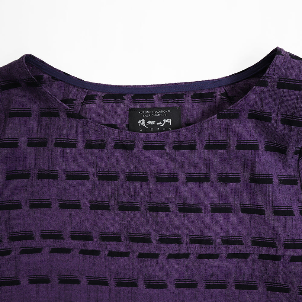 儀右ヱ門 ぎえもん 久留米絣 ブラウス  ソ582  日本製 母の日