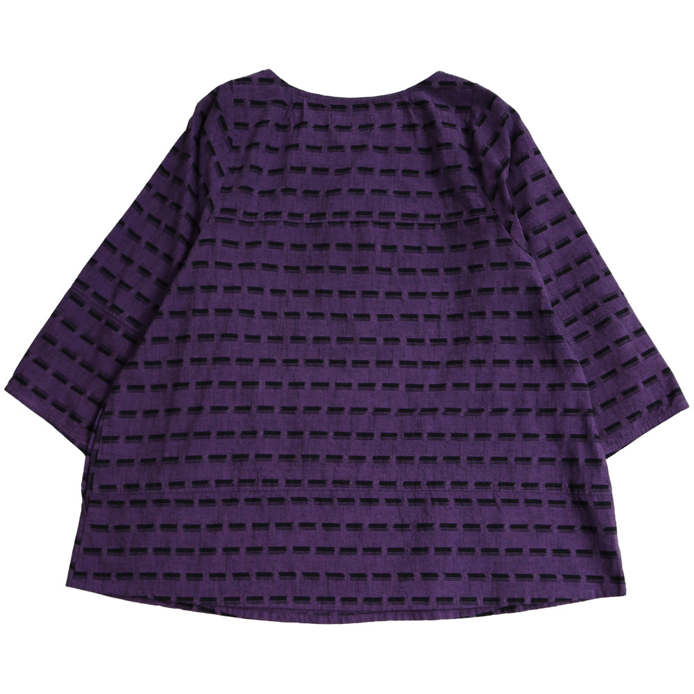 儀右ヱ門 ぎえもん 久留米絣 ブラウス  ソ582  日本製 母の日