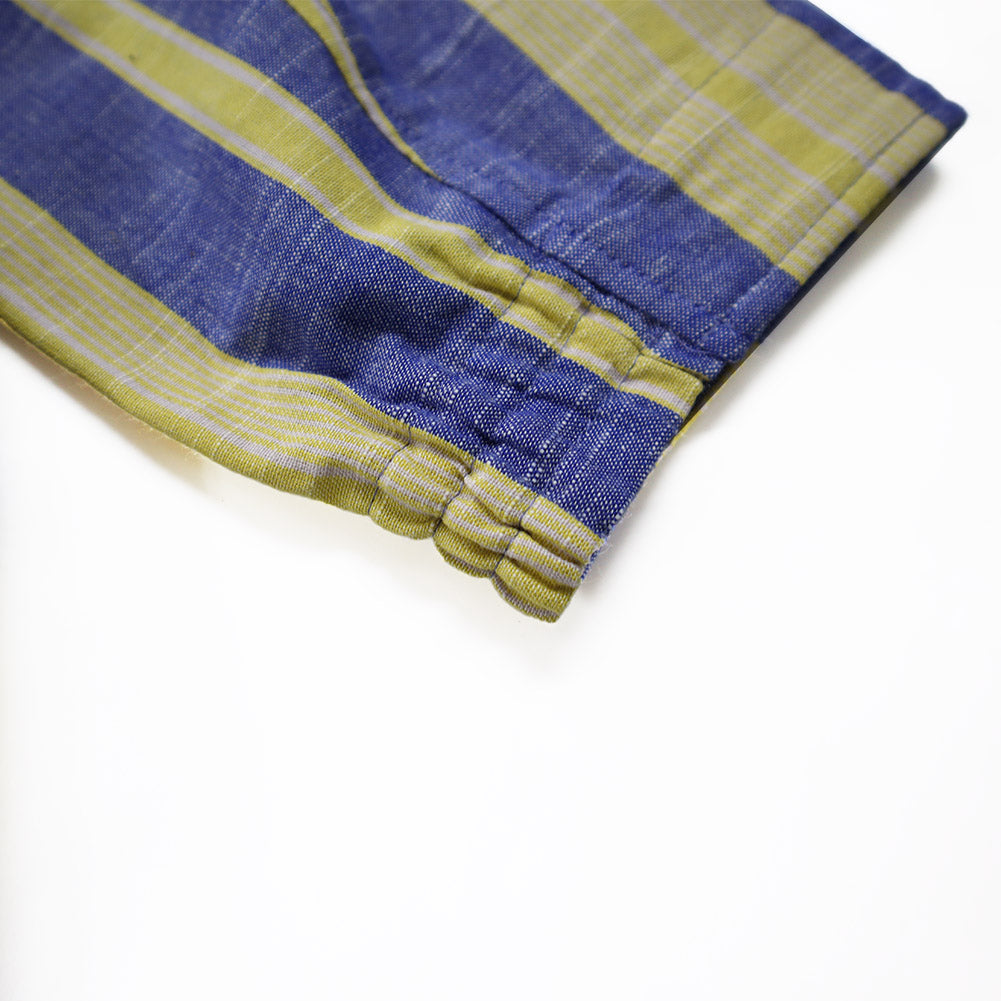 儀右ヱ門 ギエモン ぎえもん 久留米絣 ショート丈プルオーバーブラウス Y5167 日本製【2025ss】