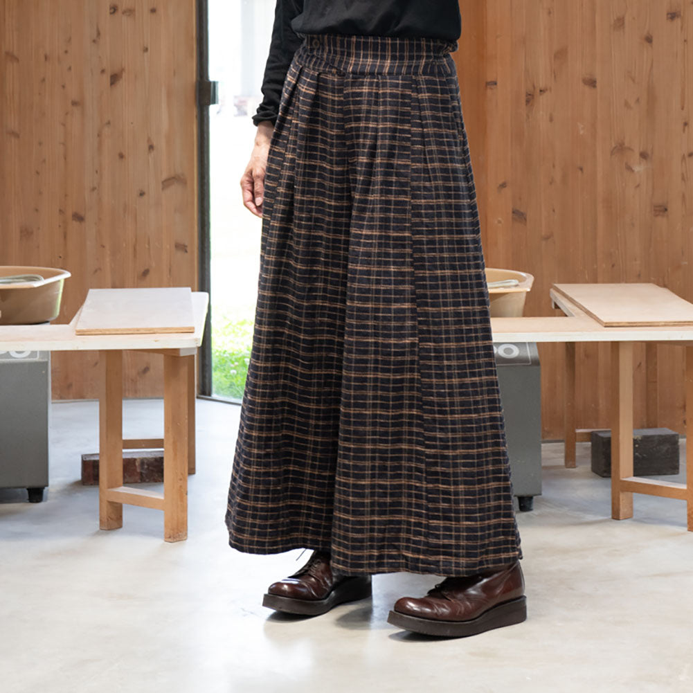 Giemon 久留米絣 袴パンツ G709日本製【2024aw】
