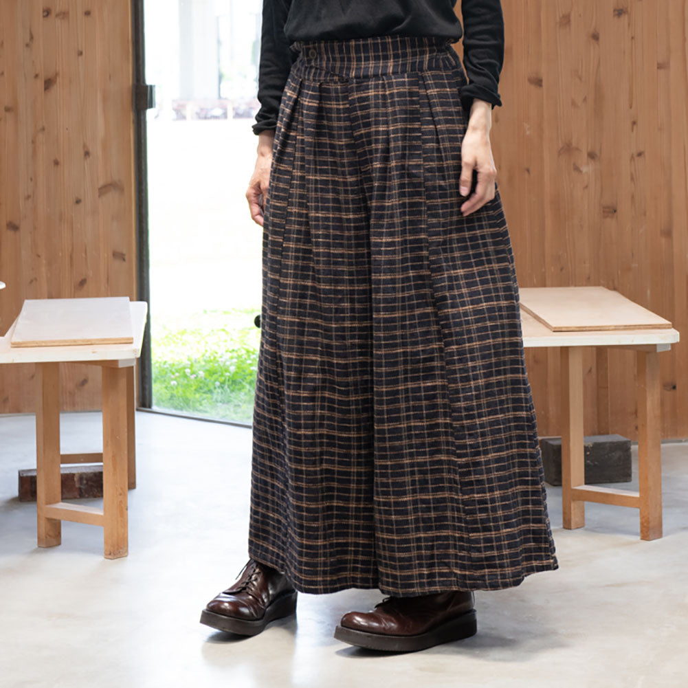 Giemon 久留米絣 袴パンツ G709日本製【2024aw】