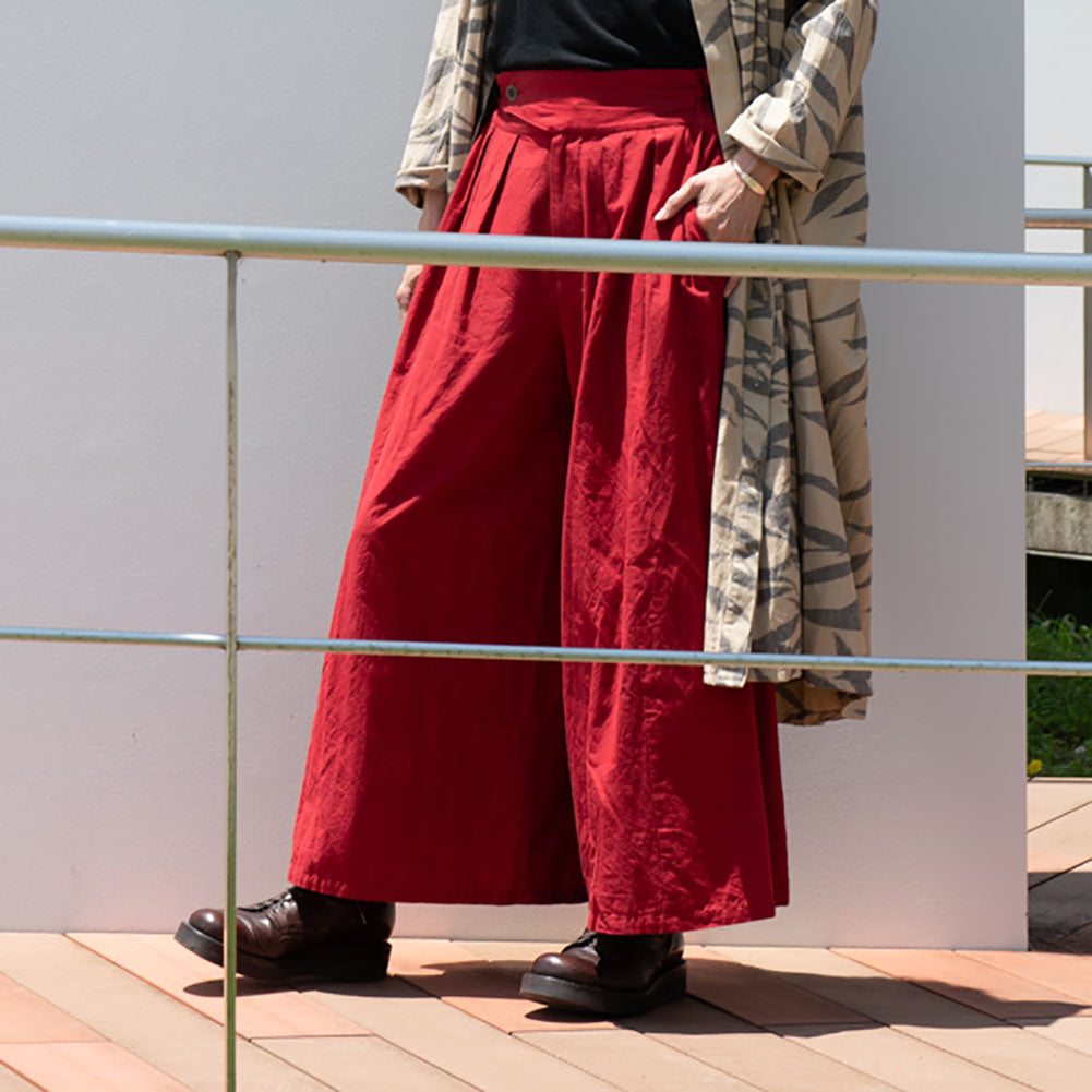 Giemon 久留米絣 袴パンツ G709日本製【2024aw】