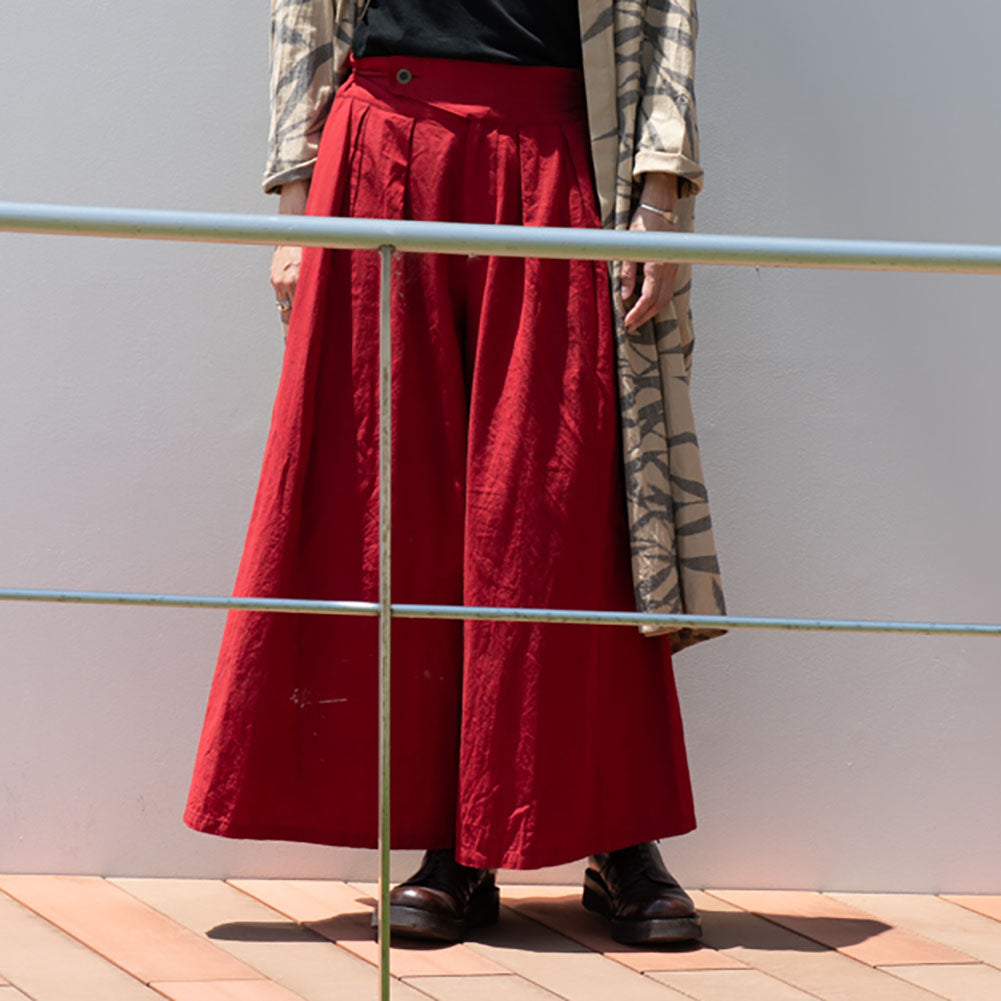 Giemon 久留米絣 袴パンツ G709日本製【2024aw】
