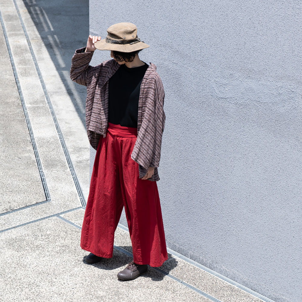Giemon 久留米絣 袴パンツ G709日本製【2024aw】