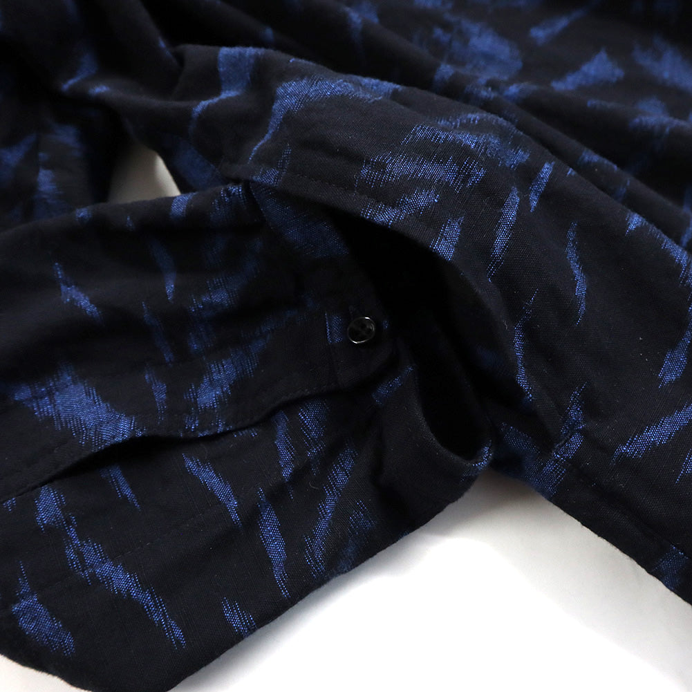 儀右ヱ門 ギエモン ぎえもん 久留米絣 ギャザーワンピース G224 日本製【2025ss】