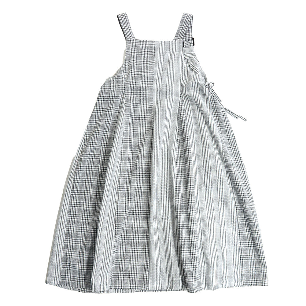 儀右ヱ門 ギエモン ぎえもん 久留米絣 ジャンパースカート ク941 日本製【2025ss】