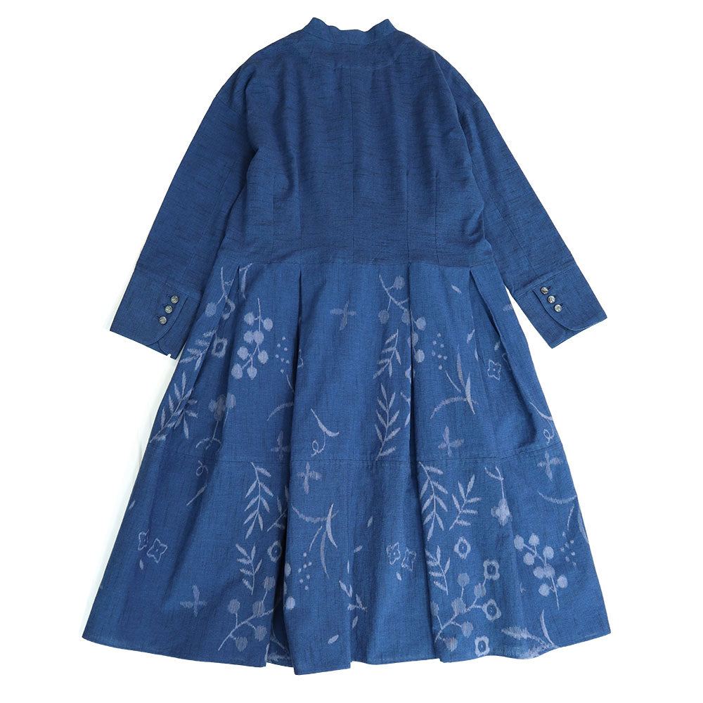 儀右ヱ門 ギエモン ぎえもん 久留米絣 ワンピース  ソ294 日本製【2024ss】