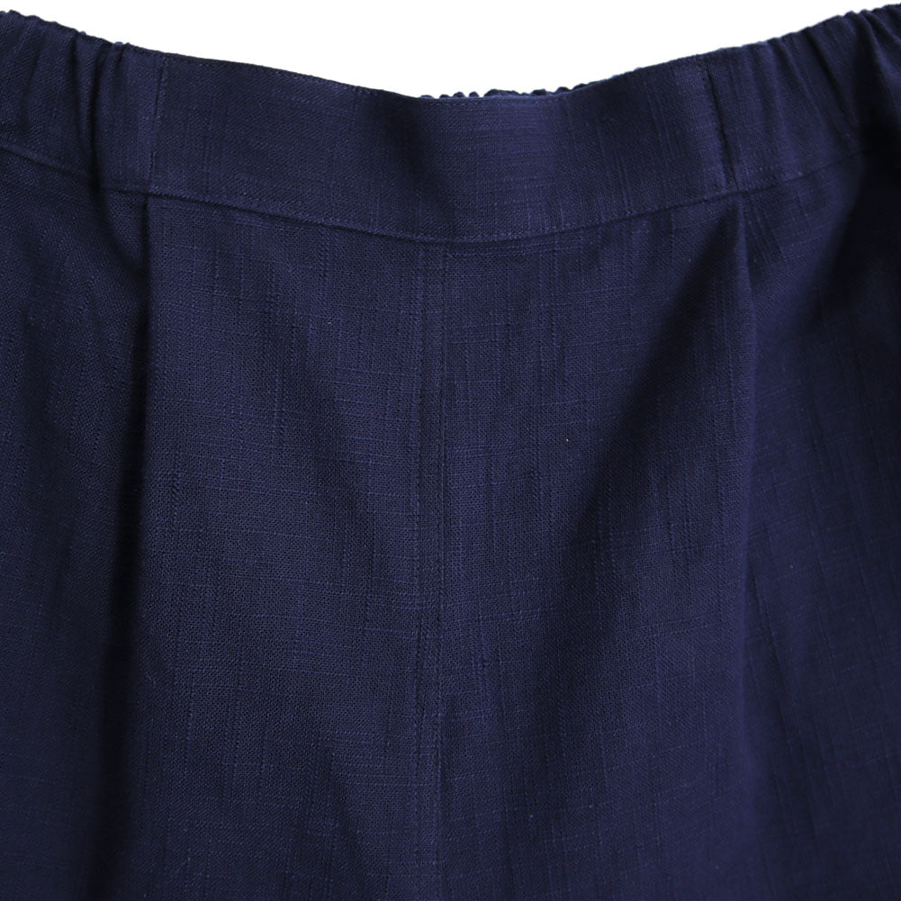 儀右ヱ門 ギエモン ぎえもん 久留米絣 ワイドパンツ Y7113 日本製【2025ss】