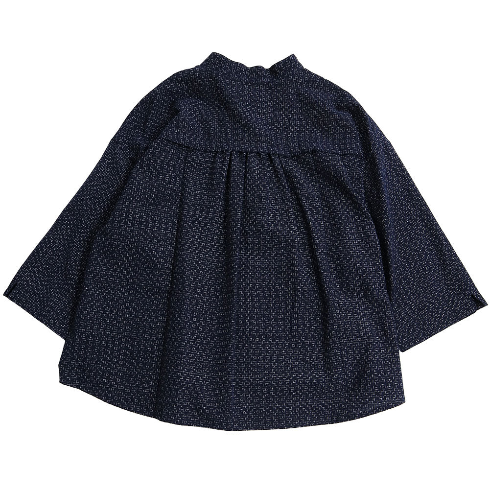 儀右ヱ門 ギエモン ぎえもん 久留米絣 羽織りブラウス タ526 日本製 母の日