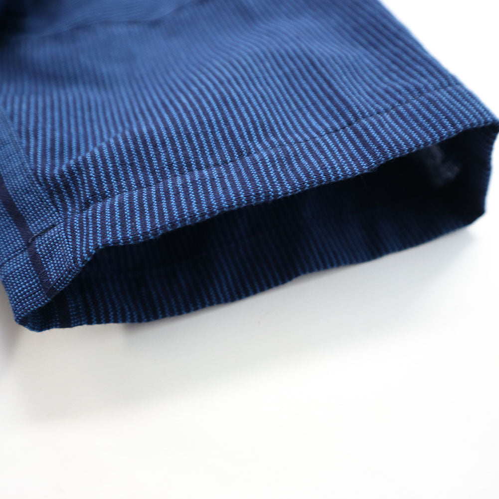 儀右ヱ門 ギエモン ぎえもん 久留米絣 ドルマンスリーブ 七分袖ブラウス タ536 日本製【2025ss】