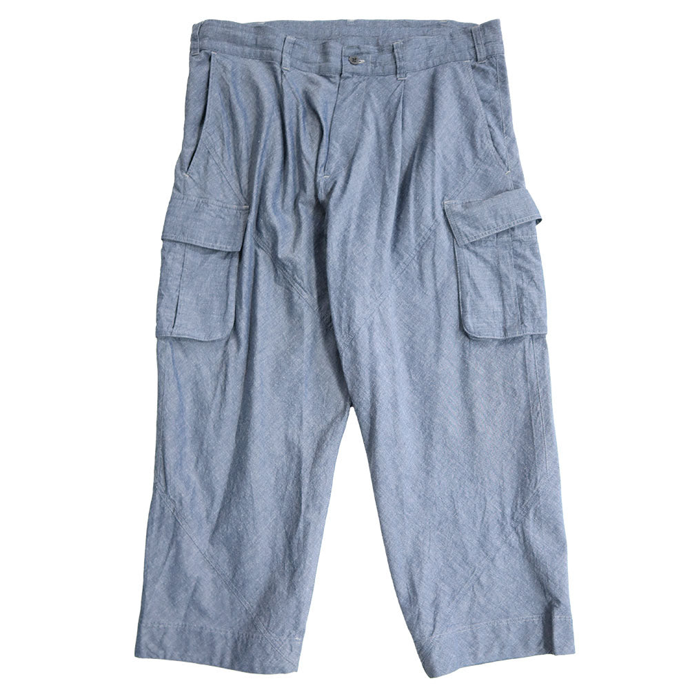 儀右ヱ門 ギエモン ぎえもん 久留米絣 カーゴパンツ G712 日本製【2025ss】