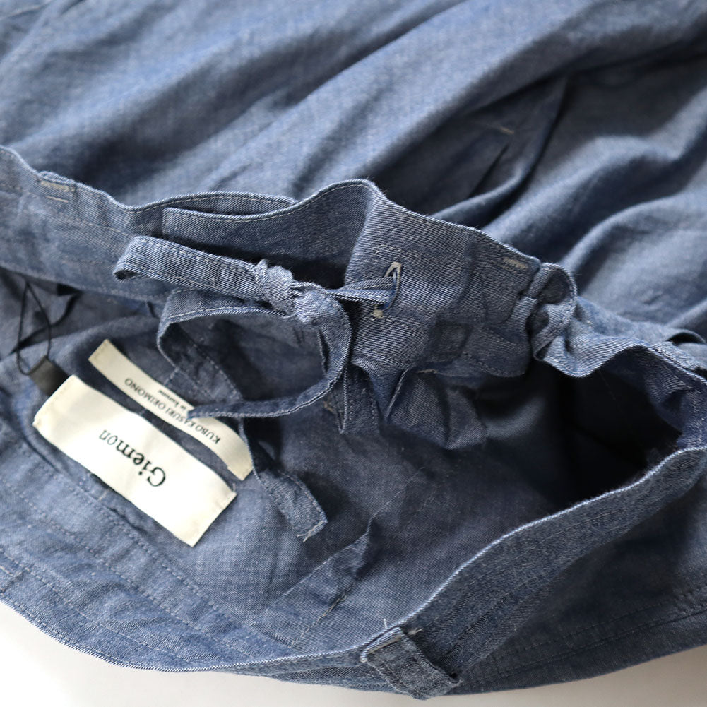 儀右ヱ門 ギエモン ぎえもん 久留米絣 カーゴパンツ G712 日本製【2025ss】