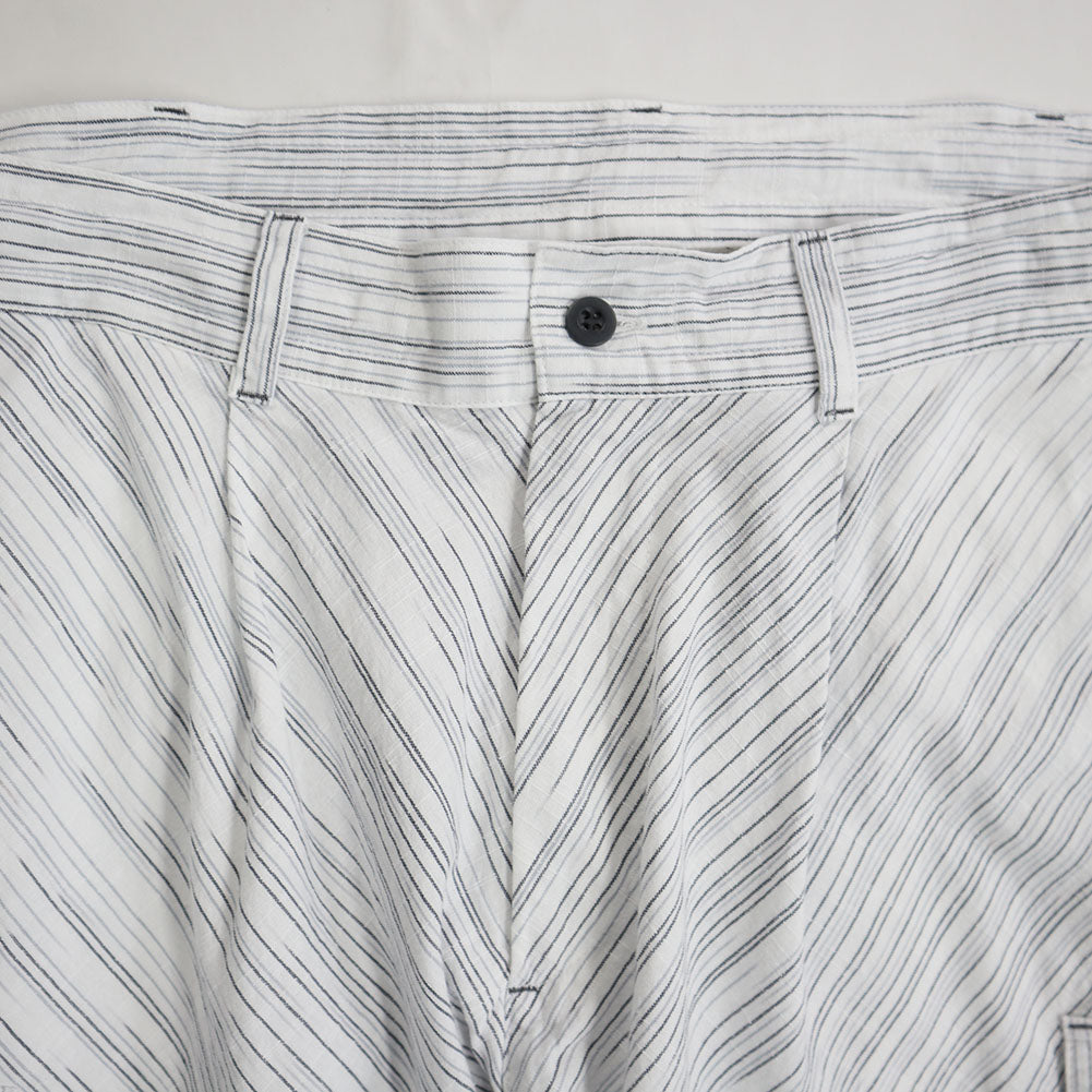 儀右ヱ門 ギエモン ぎえもん 久留米絣 カーゴパンツ G712 日本製【2025ss】