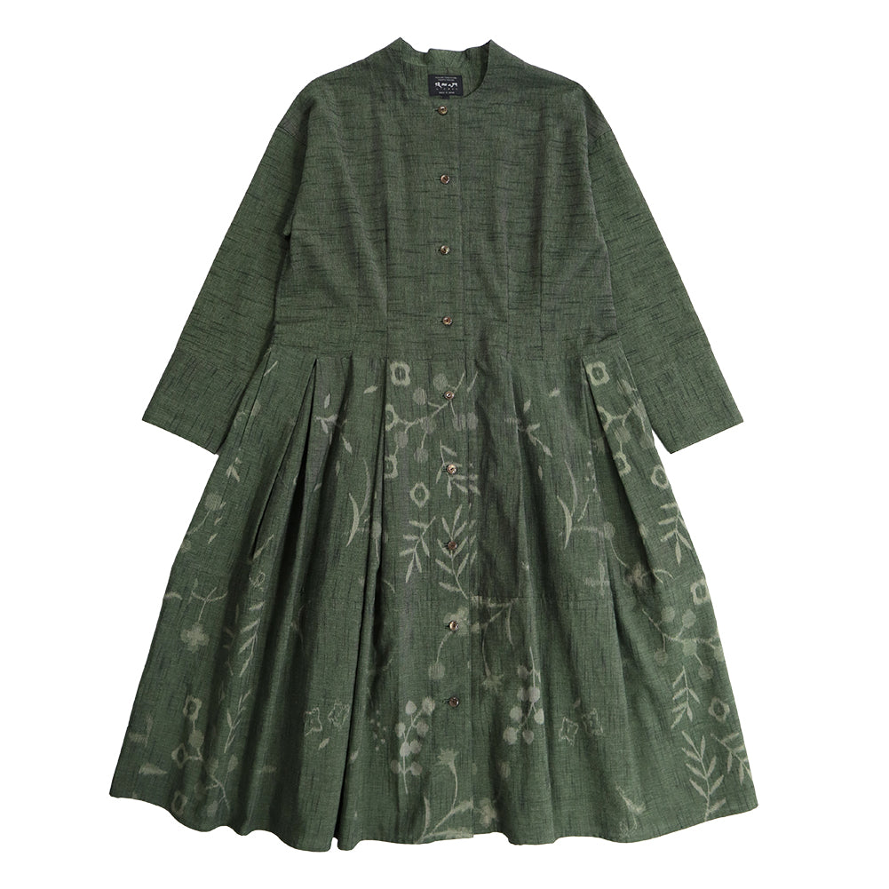 儀右ヱ門 ギエモン ぎえもん 久留米絣 ワンピース  ソ294 日本製【2024ss】