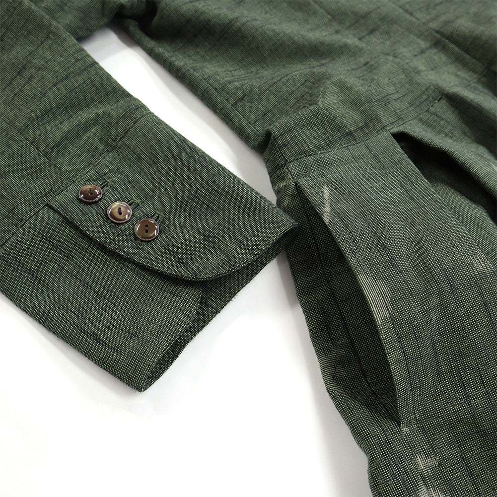 儀右ヱ門 ギエモン ぎえもん 久留米絣 ワンピース  ソ294 日本製【2024ss】