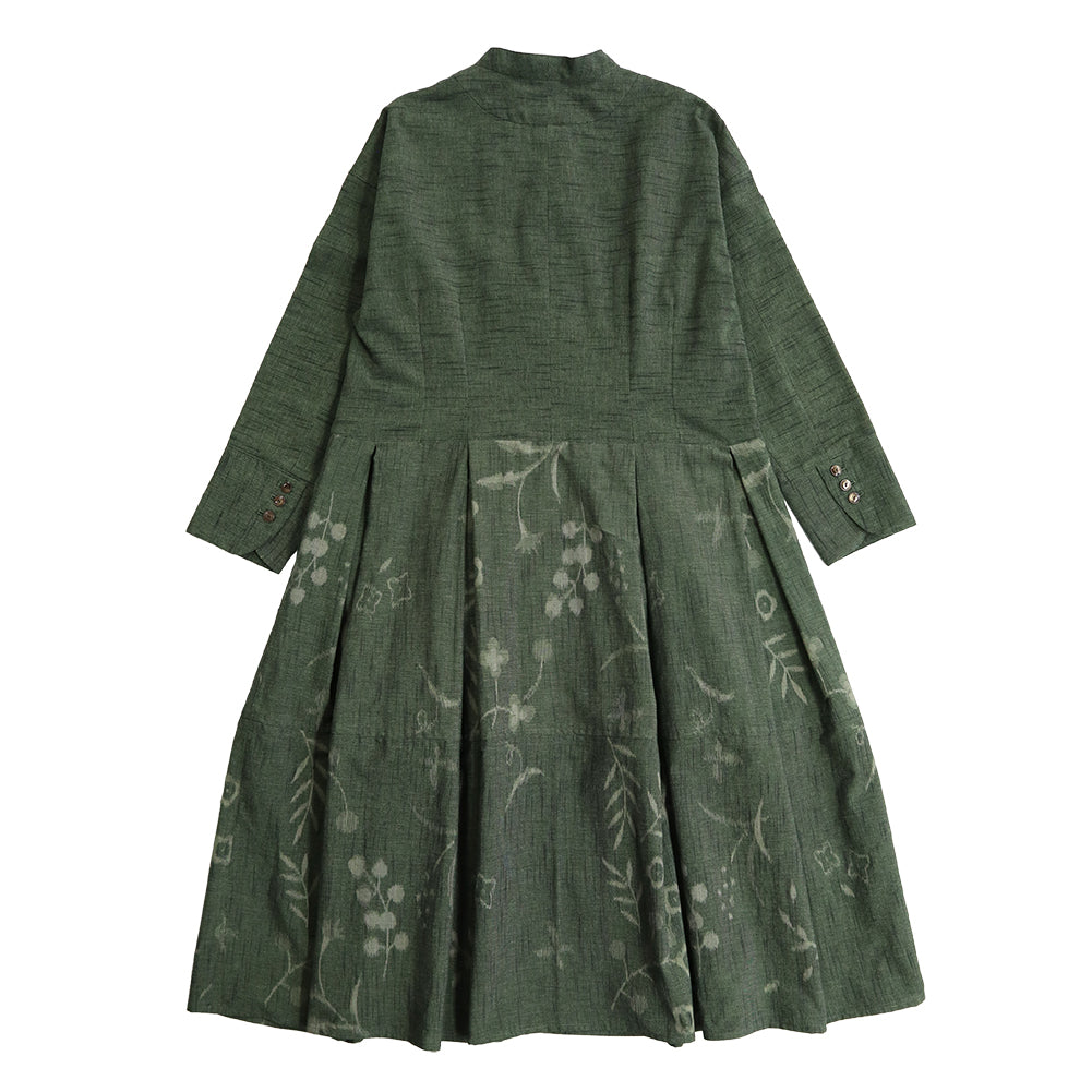 儀右ヱ門 ギエモン ぎえもん 久留米絣 ワンピース  ソ294 日本製【2024ss】