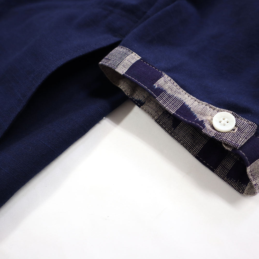 儀右ヱ門 ギエモン ぎえもん 久留米絣ワンピース Y2064 日本製