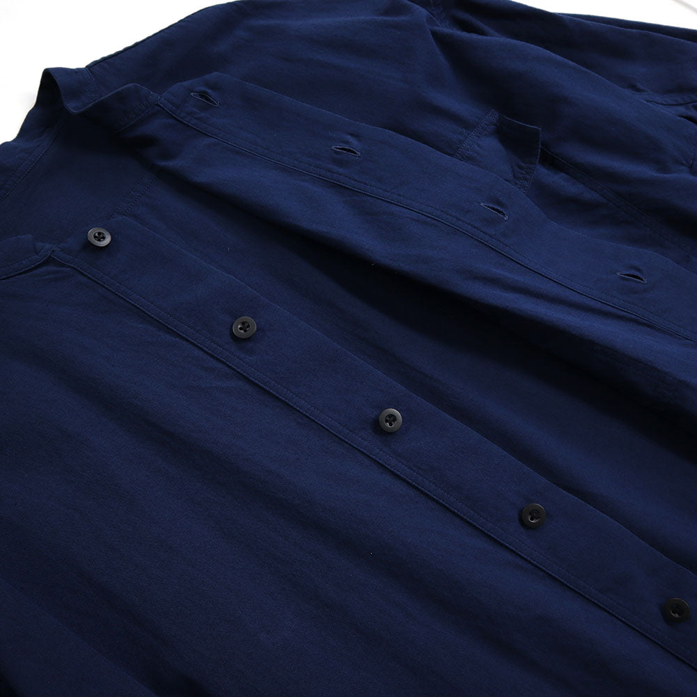 Giemon ギエモン ぎえもん 久留米絣 オーバーブラウス G522 日本製【2025ss】