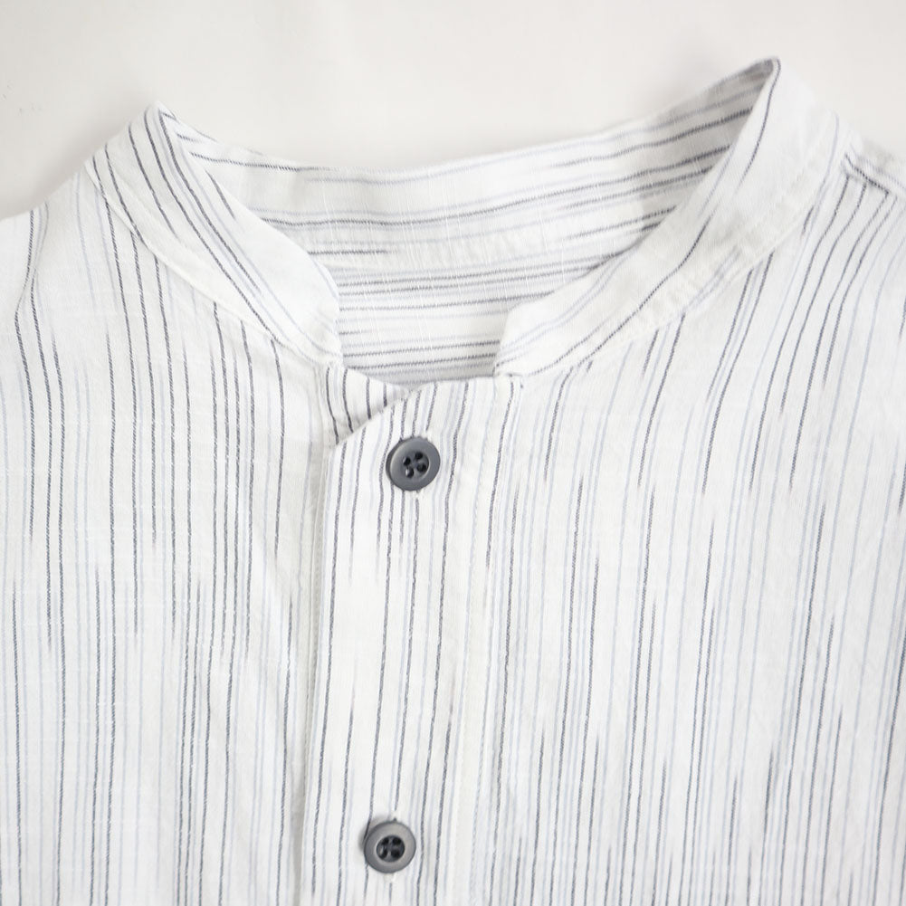 Giemon ギエモン ぎえもん 久留米絣 オーバーブラウス G522 日本製【2025ss】