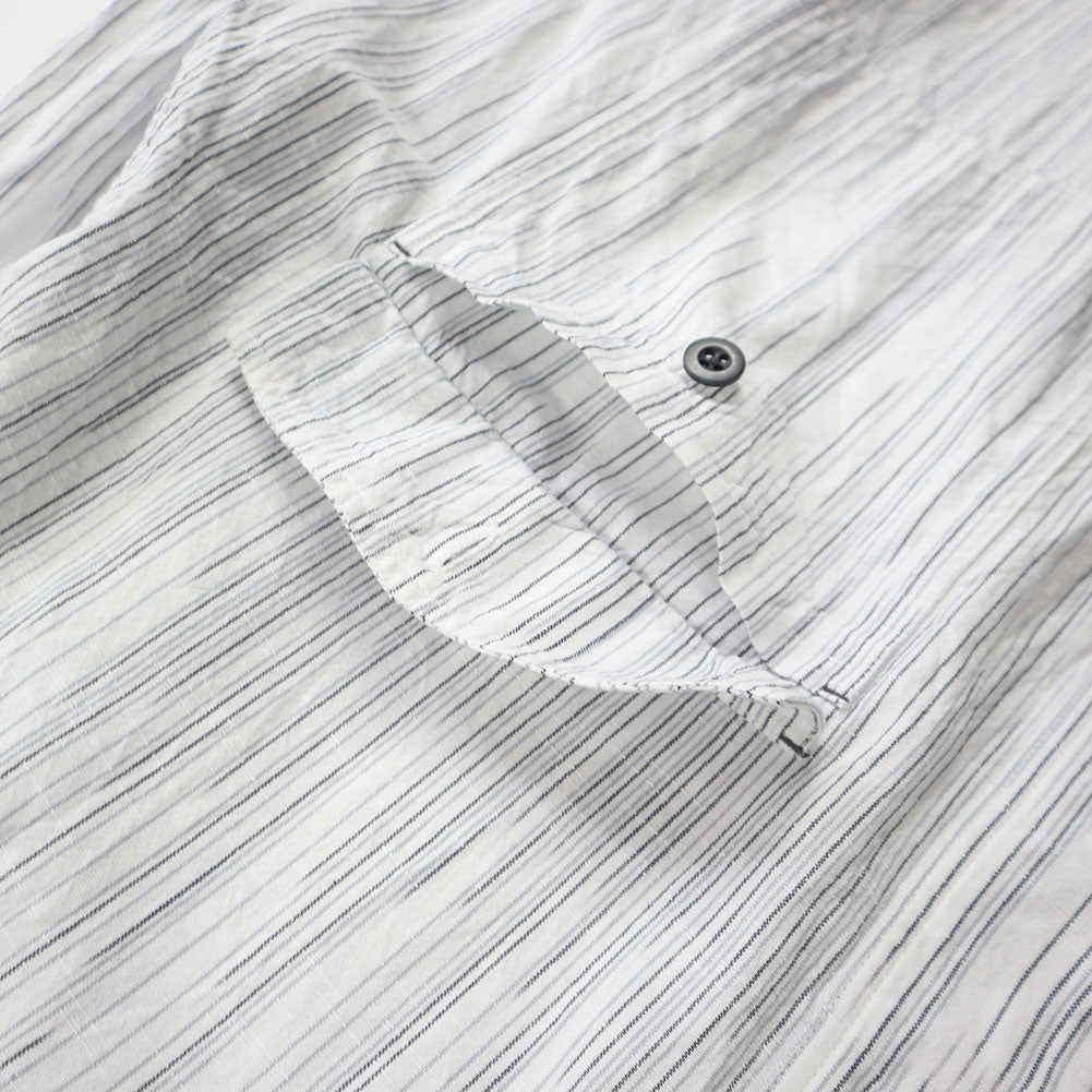 Giemon ギエモン ぎえもん 久留米絣 オーバーブラウス G522 日本製【2025ss】