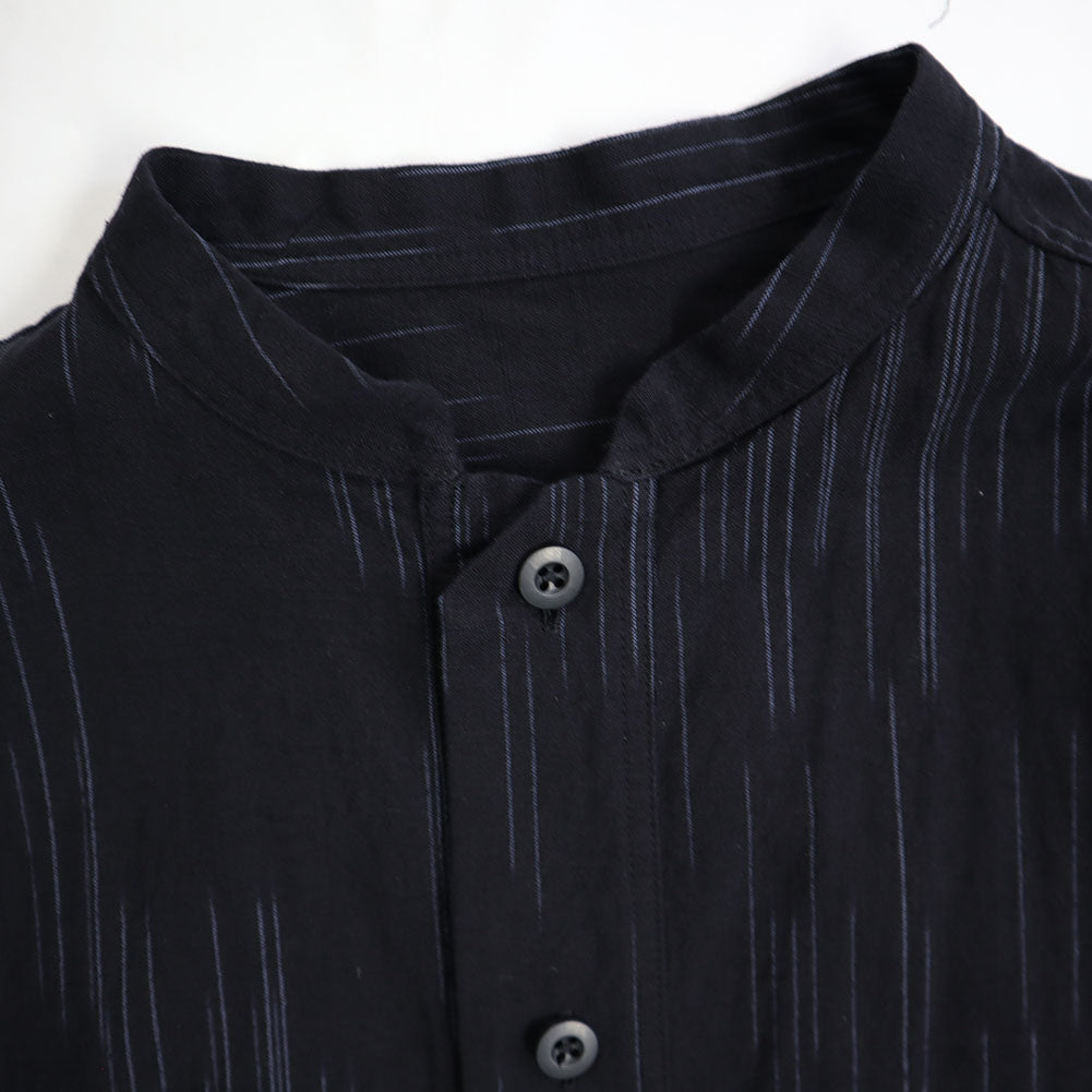 Giemon ギエモン ぎえもん 久留米絣 オーバーブラウス G522 日本製【2025ss】