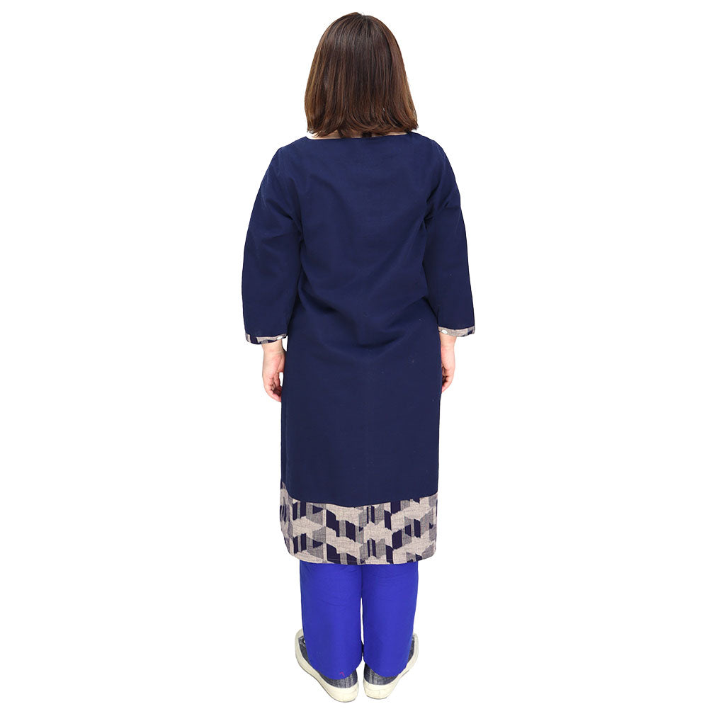 儀右ヱ門 ギエモン ぎえもん 久留米絣ワンピース Y2064 日本製