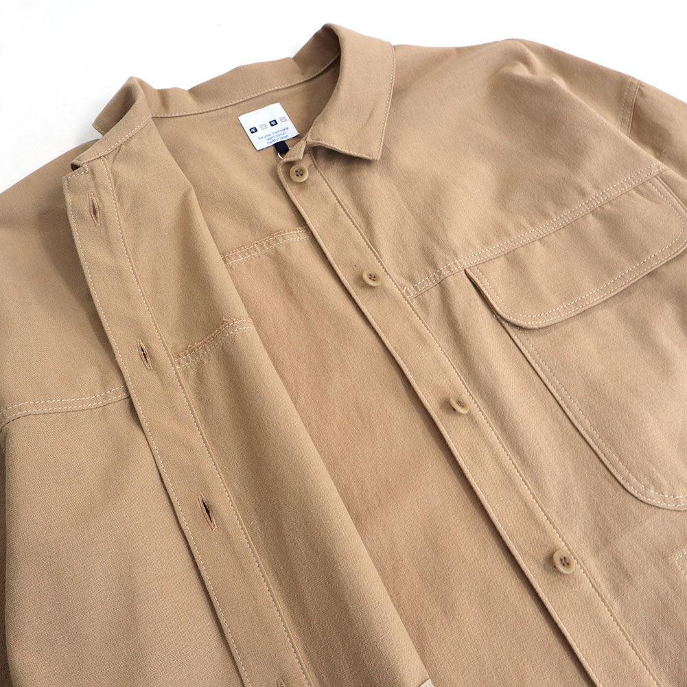 儀右ヱ門 ギエモン ぎえもん 久留米絣 ワンピース  Y2164【2024ss】