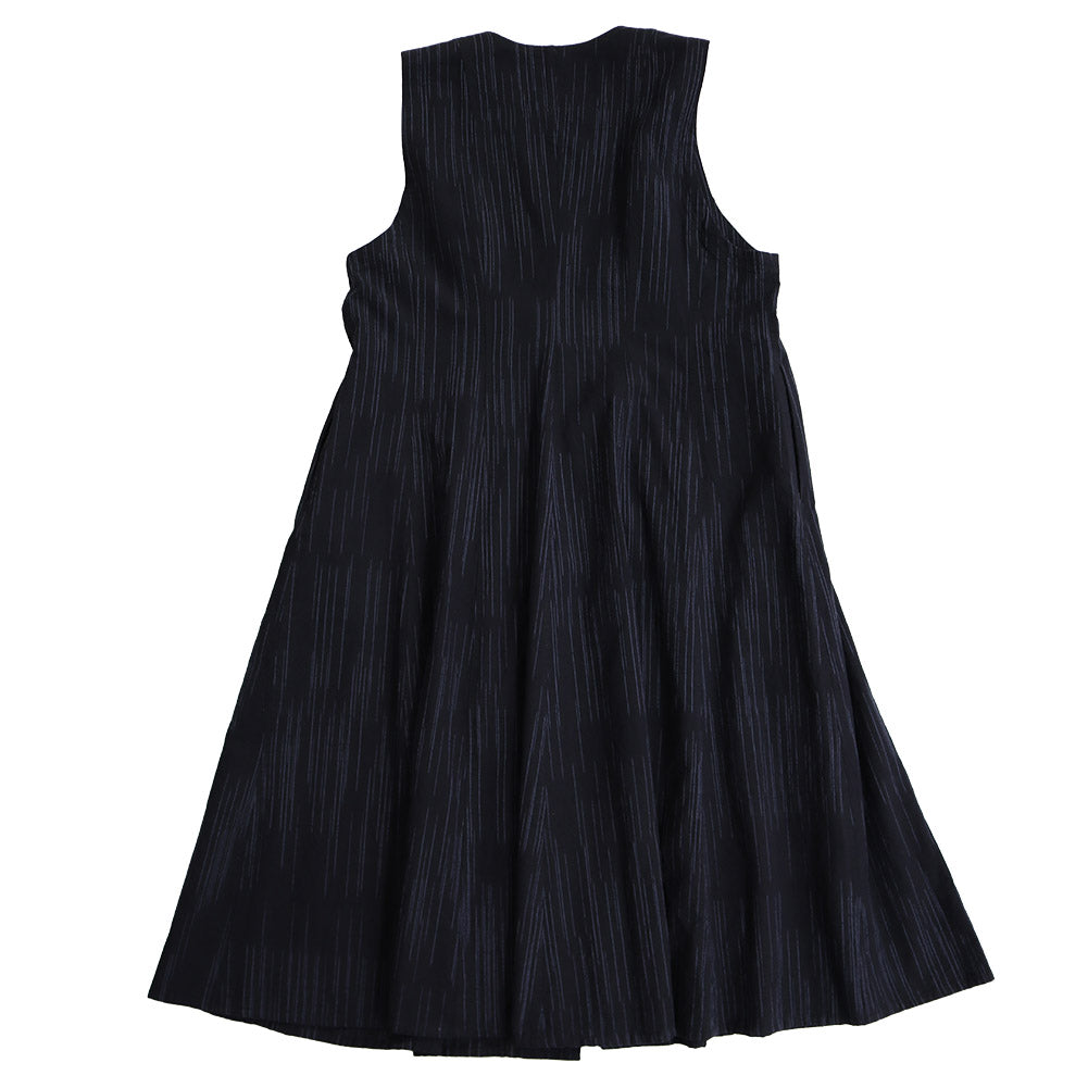 儀右ヱ門 ギエモン ぎえもん 久留米絣 ロングジレ ロングベスト G604 日本製【2025ss】