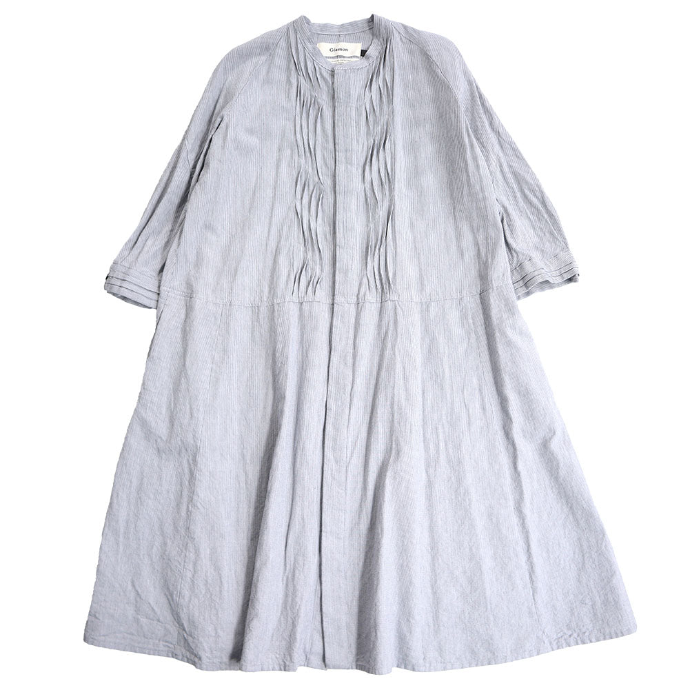 儀右ヱ門 ギエモン ぎえもん 久留米絣 ウェーブワンピース G223 日本製【2025ss】