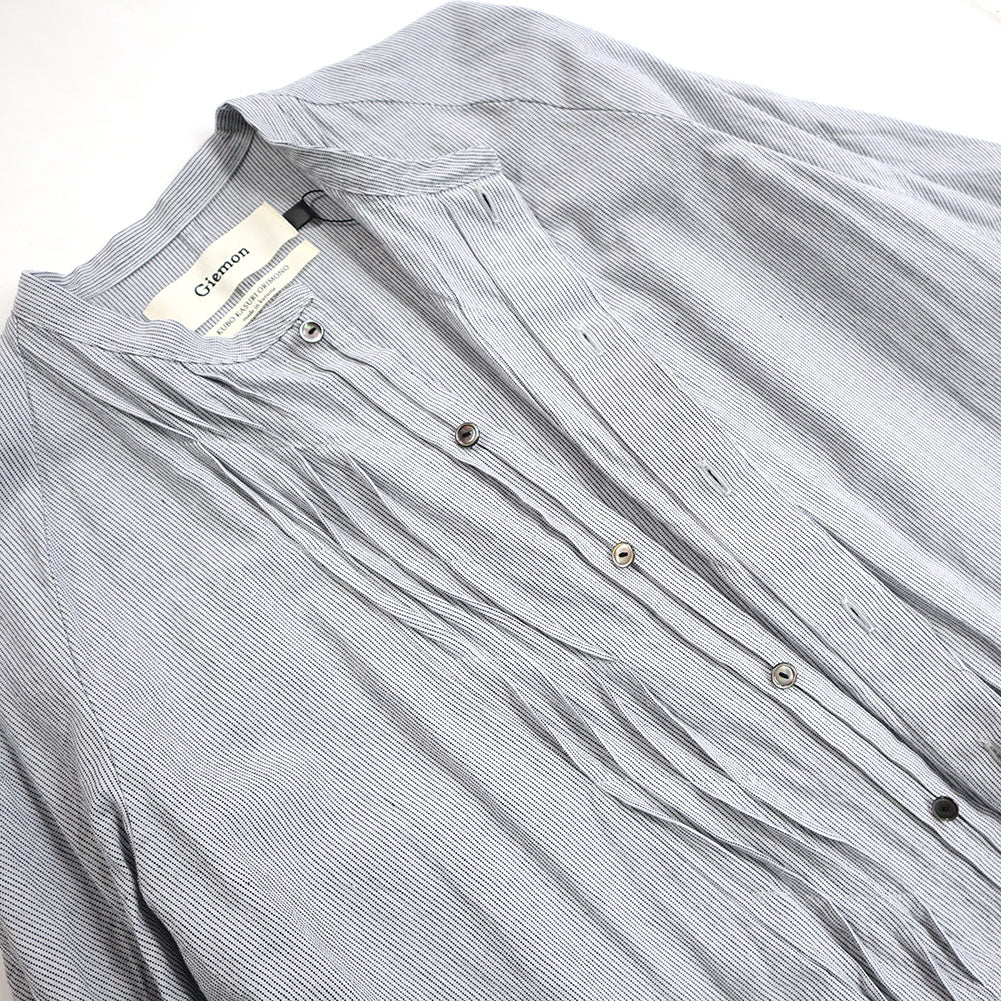 儀右ヱ門 ギエモン ぎえもん 久留米絣 ウェーブワンピース G223 日本製【2025ss】