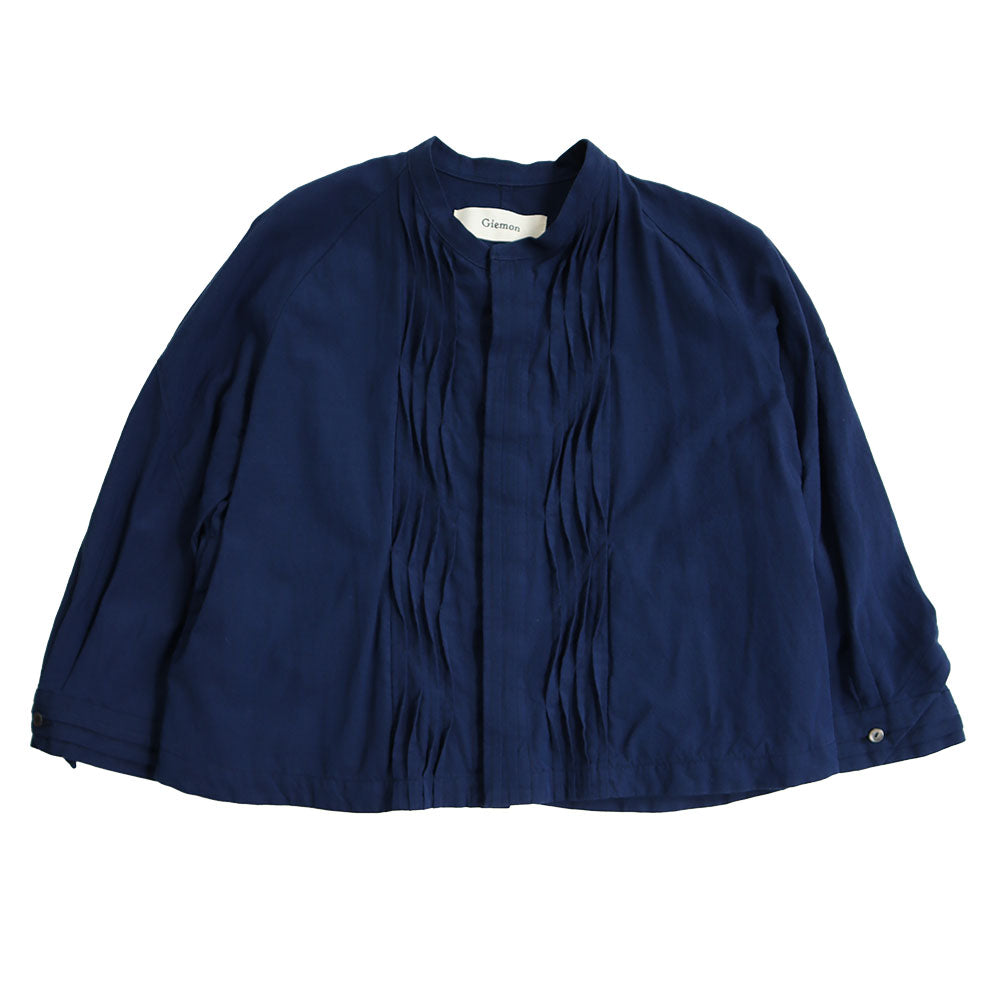 儀右ヱ門 ギエモン ぎえもん 久留米絣 ウェーブブラウス G523 日本製【2025ss】