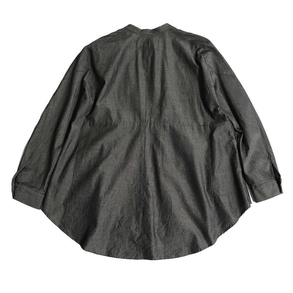 Giemon ギエモン ぎえもん 久留米絣 ピンタックブラウス G513【2023aw】