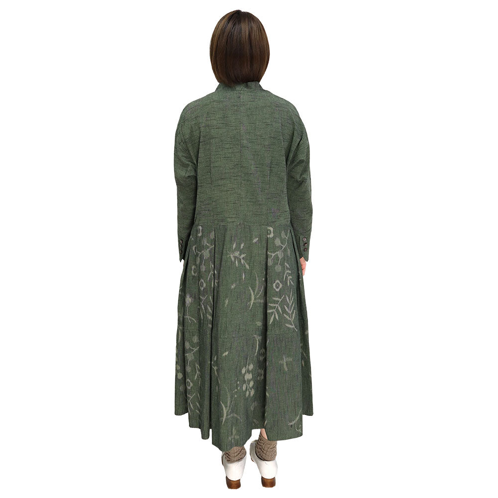 儀右ヱ門 ギエモン ぎえもん 久留米絣 ワンピース  ソ294 日本製【2024ss】