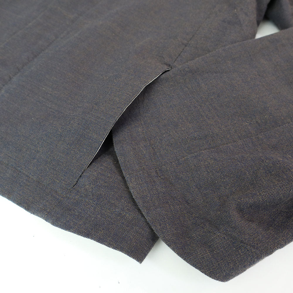 Giemon Kurume Kasuri French Military Blouse Jacket G518 Made in Japan
