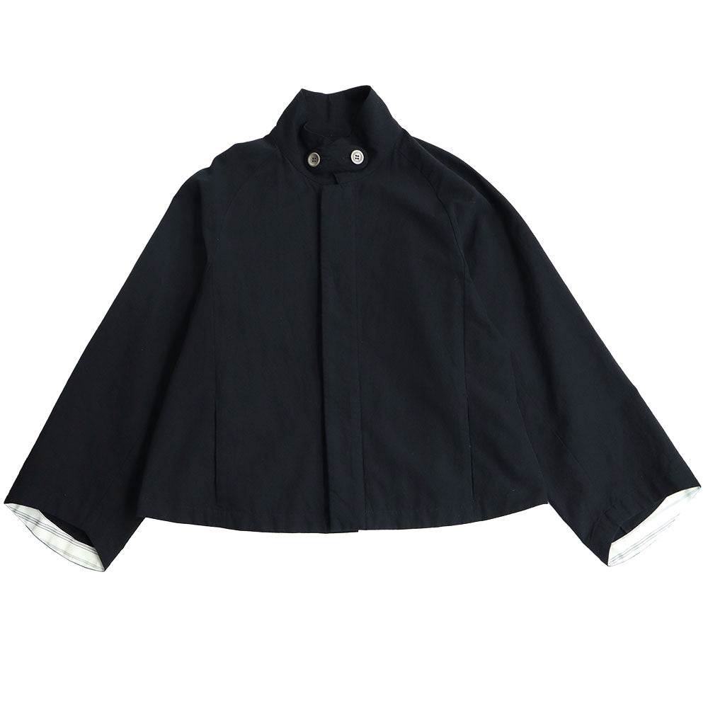 Giemon Kurume Kasuri French Military Blouse Jacket G518 Made in Japan