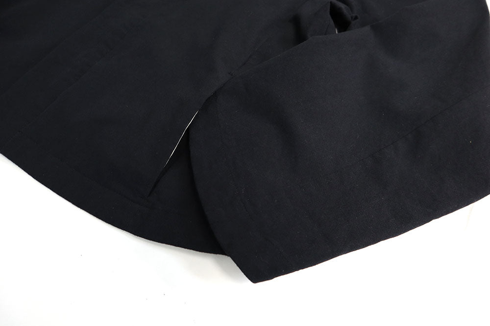 Giemon Kurume Kasuri French Military Blouse Jacket G518 Made in Japan
