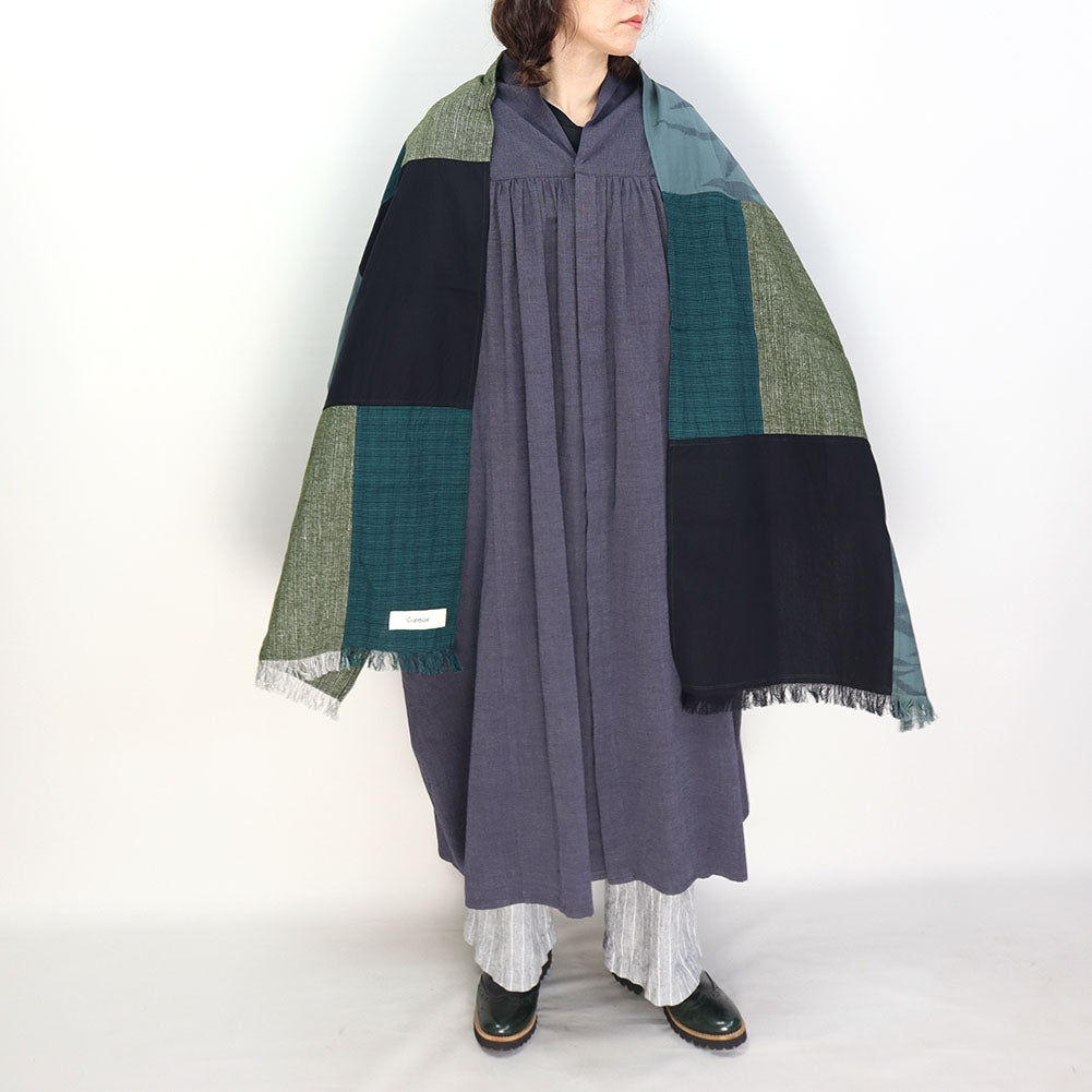 Giemon 久留米絣 ショール ストール GB-013 日本製【2024aw】