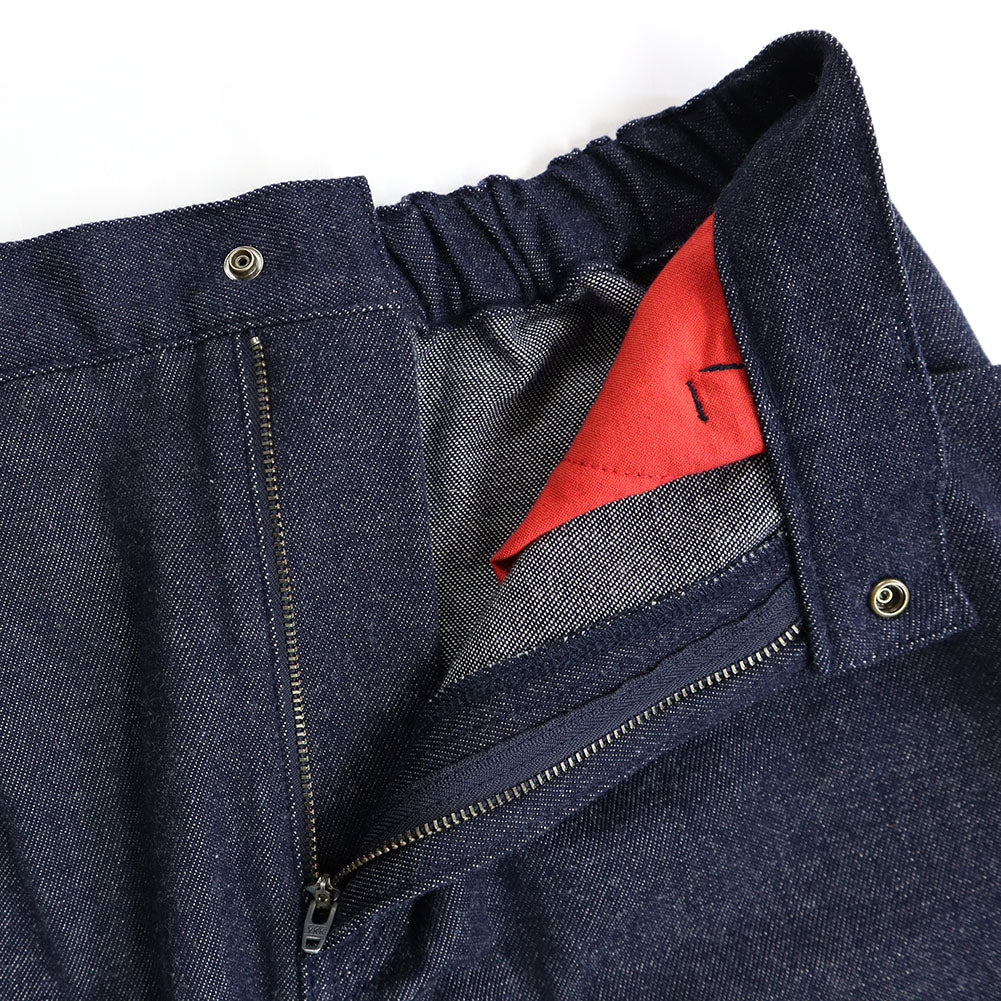 儀右エ門 ギエモン 久留米絣 スカート Y9065  日本製【2024aw】