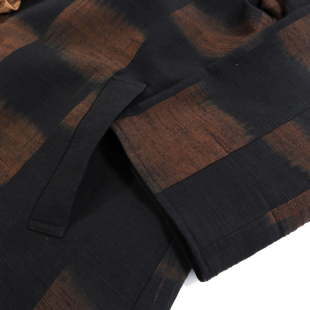 Giemon Giemon Kurume Kasuri Lined Coat Jacket Jacot C284 Made in Japan Autumn/Winter