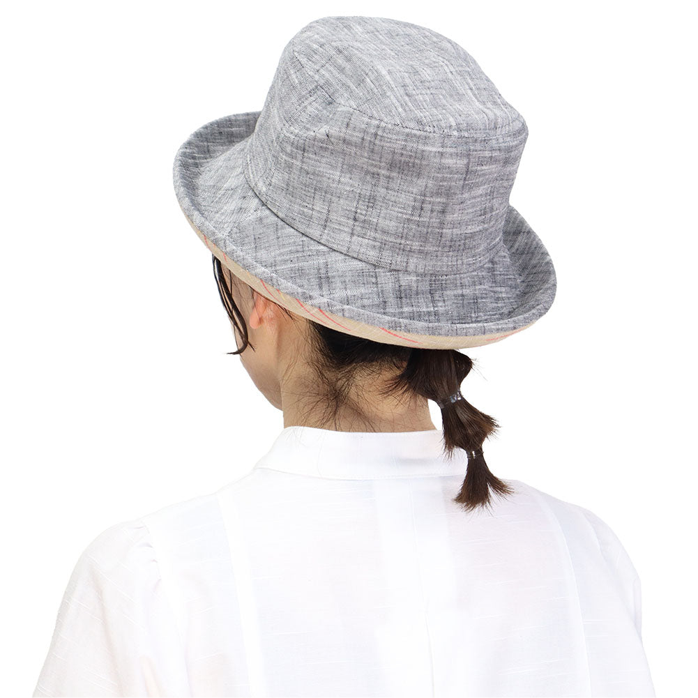 Giemon Kurume Kasuri Hat BS-0033 Made in Japan